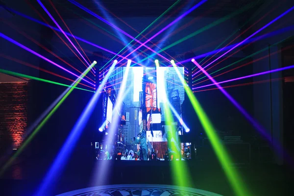 Iluminao de pista de dana