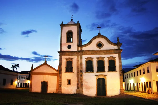 Igreja de Santa Rita localizada em Paraty, estado do Rio de Janeiro, Brasil.