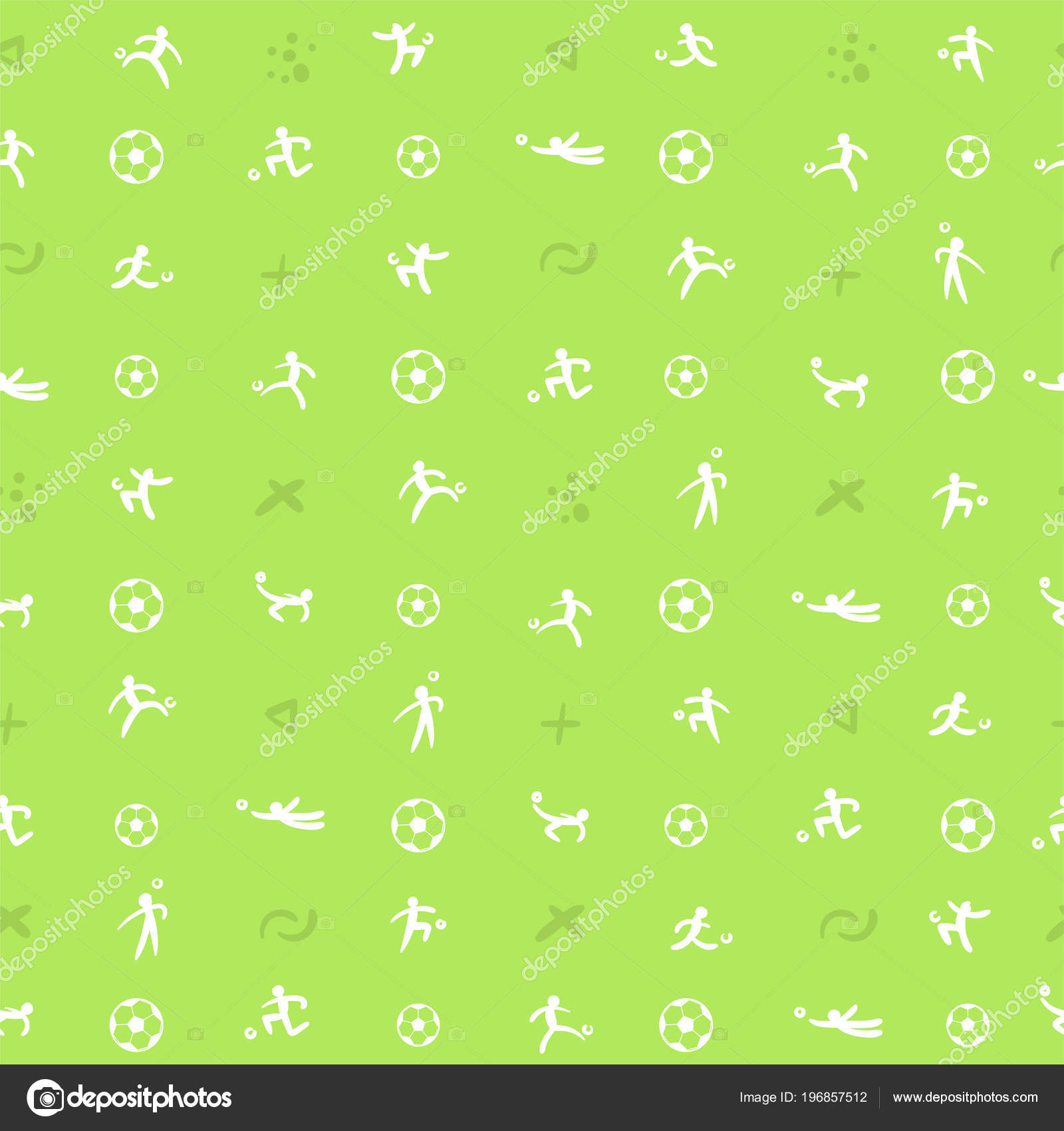 Seamless Pattern Background Soccer Football Sport Theme Stock Vector Image  by ©beinluck #196857512