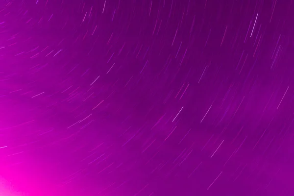 Background Circular Star Track Trajectory Red Pink Rose Clear Night — Stock Photo, Image