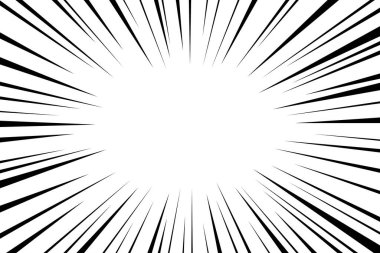 Comic Radidial Hız Çizgileri