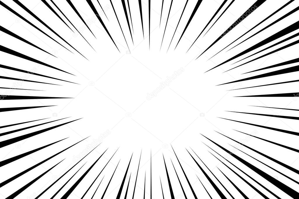 Comic Radial Speed Lines