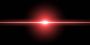 Lens patlaması siyah arkaplanda izole edildi