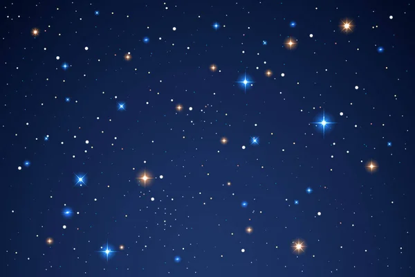 Güzel bir gece gökyüzünün tasviri