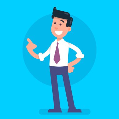 Kurumsal karakter dostça adam