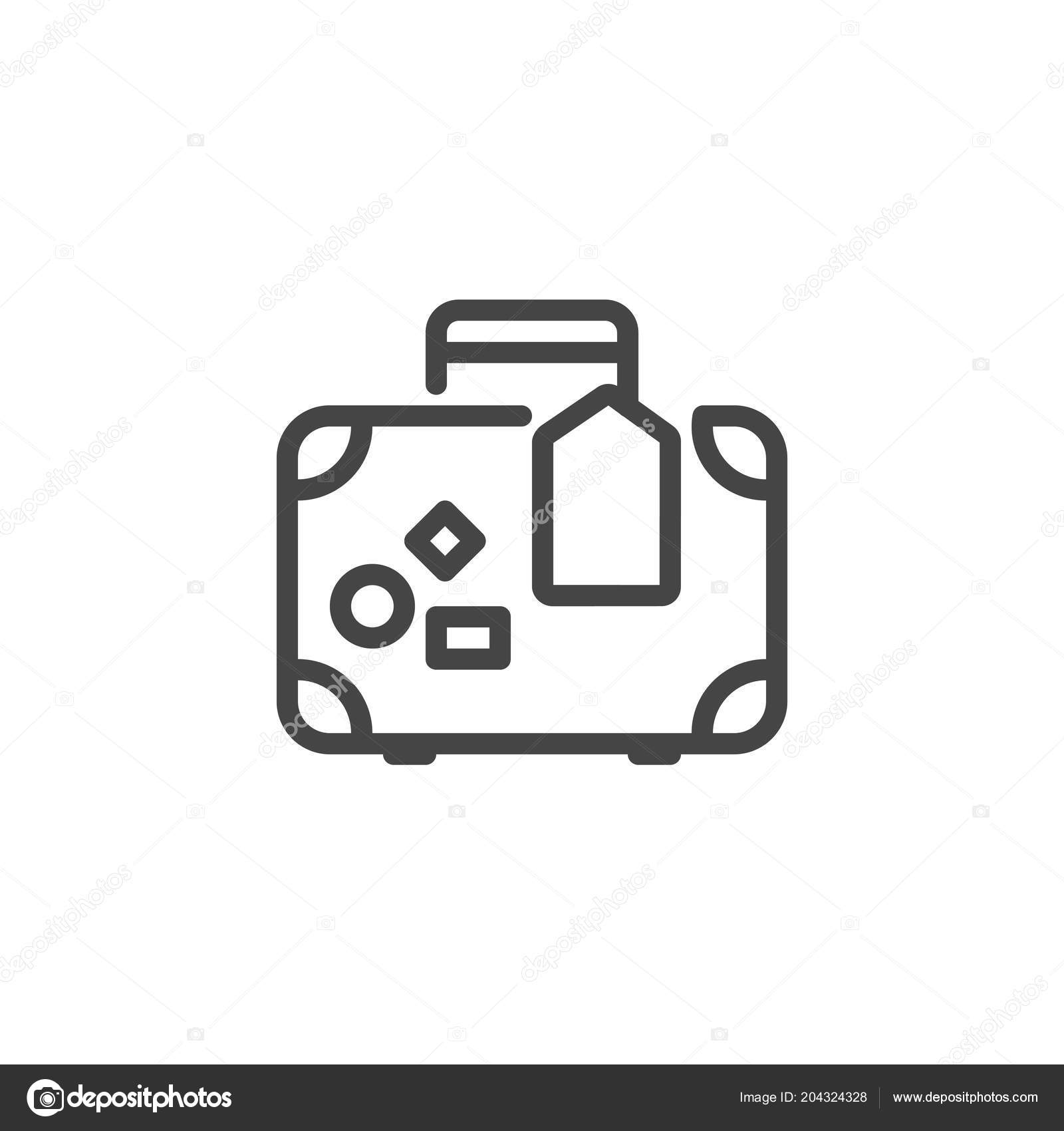 Images suitcase outline