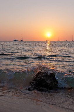 okyanus güzel günbatımı