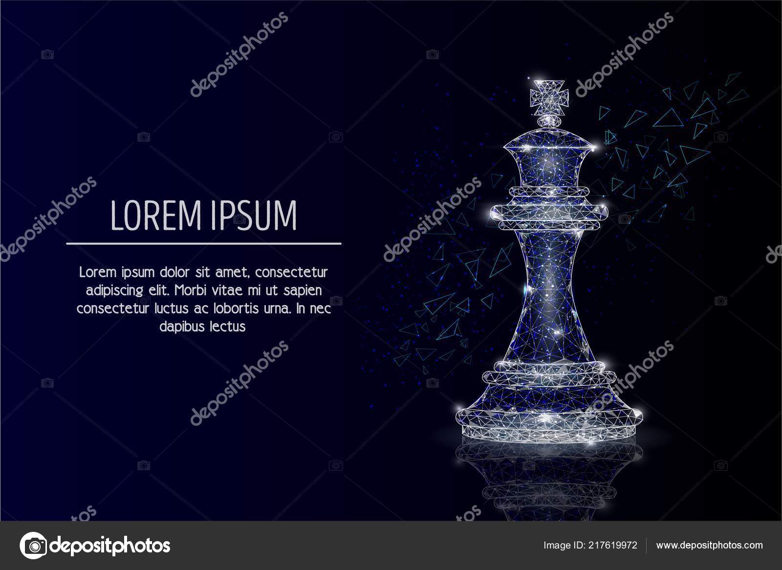 Chess Pieces With A Compass In The Background High-Res Vector