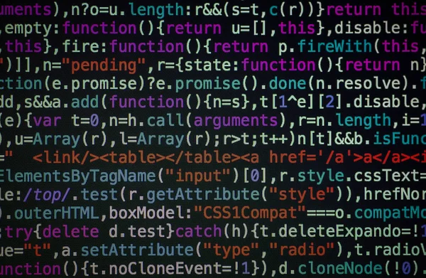 Html Php Java Kaynak Kodu — Stok fotoğraf