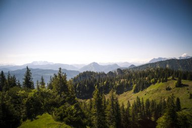 Chiemgau, kampenwand, bavyera, Almanya