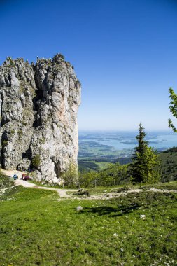 Chiemgau, kampenwand, bavyera, Almanya