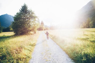 Sonbahar Doğa park sundown