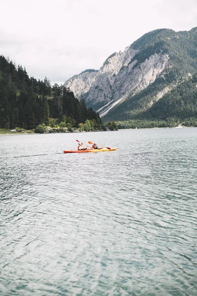 Sportive Plansee Austria Europe — Stock Photo, Image