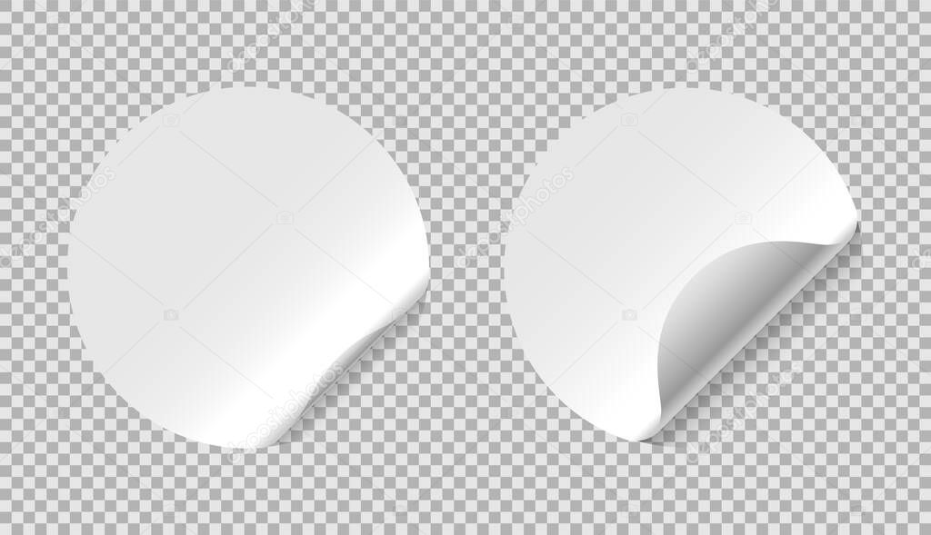 Download Blank Circle Paper Sticker Mockup Isolated On Tranparent Background Vector Illustration Premium Vector In Adobe Illustrator Ai Ai Format Encapsulated Postscript Eps Eps Format PSD Mockup Templates