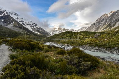 Asma köprü Mt Cook için