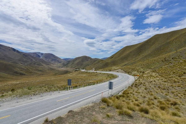 Yol çizgi Lindis seferde yeni Zealan