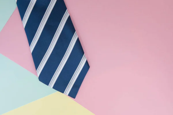 Necktie Kolorowym Tle — Zdjęcie stockowe