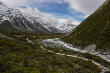 Yeni Zelanda Southland Mt Cook Yolu