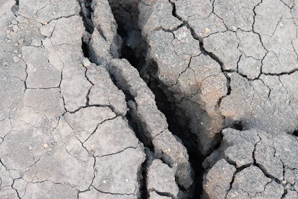 Fissures on the soil floor — Stock Photo, Image