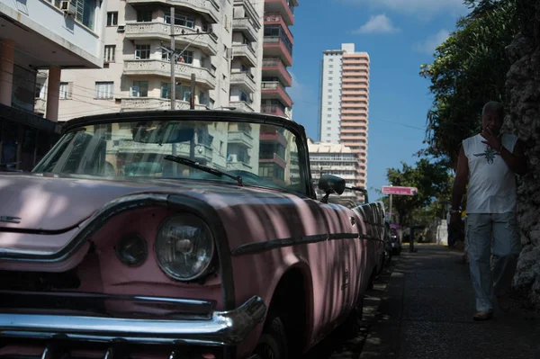 Viejos Coches Americanos Havana — Foto de Stock