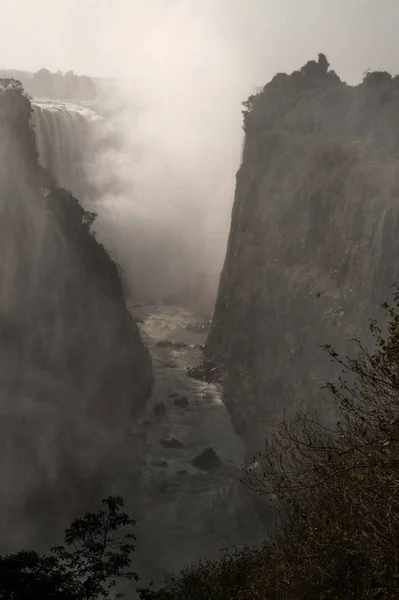 Victoria Falls Στη Zimbabwue — Φωτογραφία Αρχείου