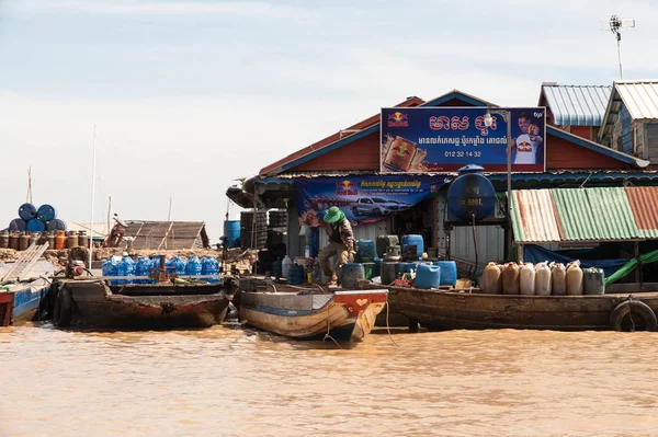 Tienda Lago Tonle Sap — Foto de Stock