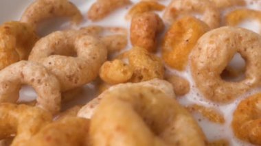 mısır gevreği ve süt.