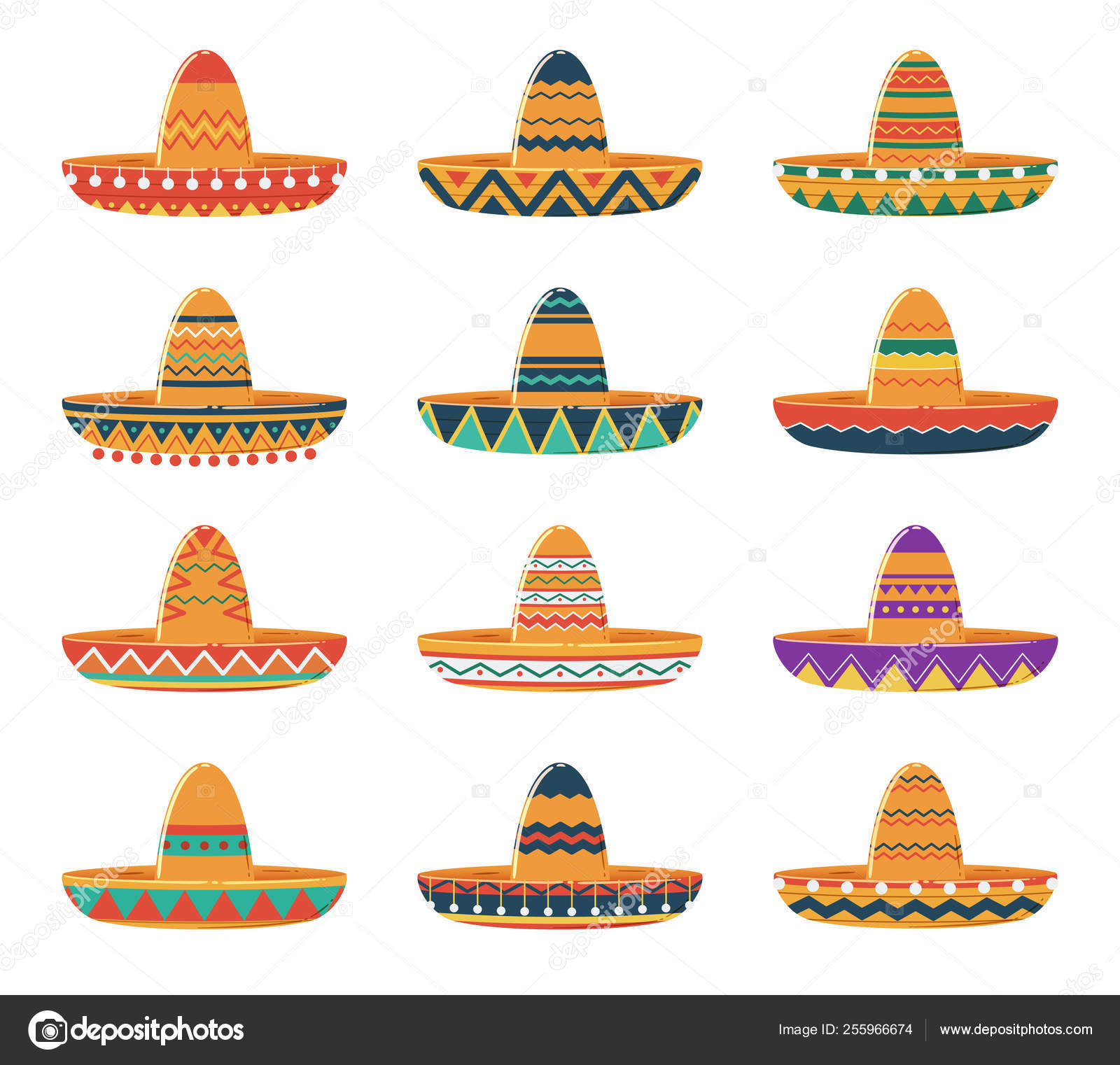 17 ilustraciones de stock de Sombreros charros | Depositphotos®