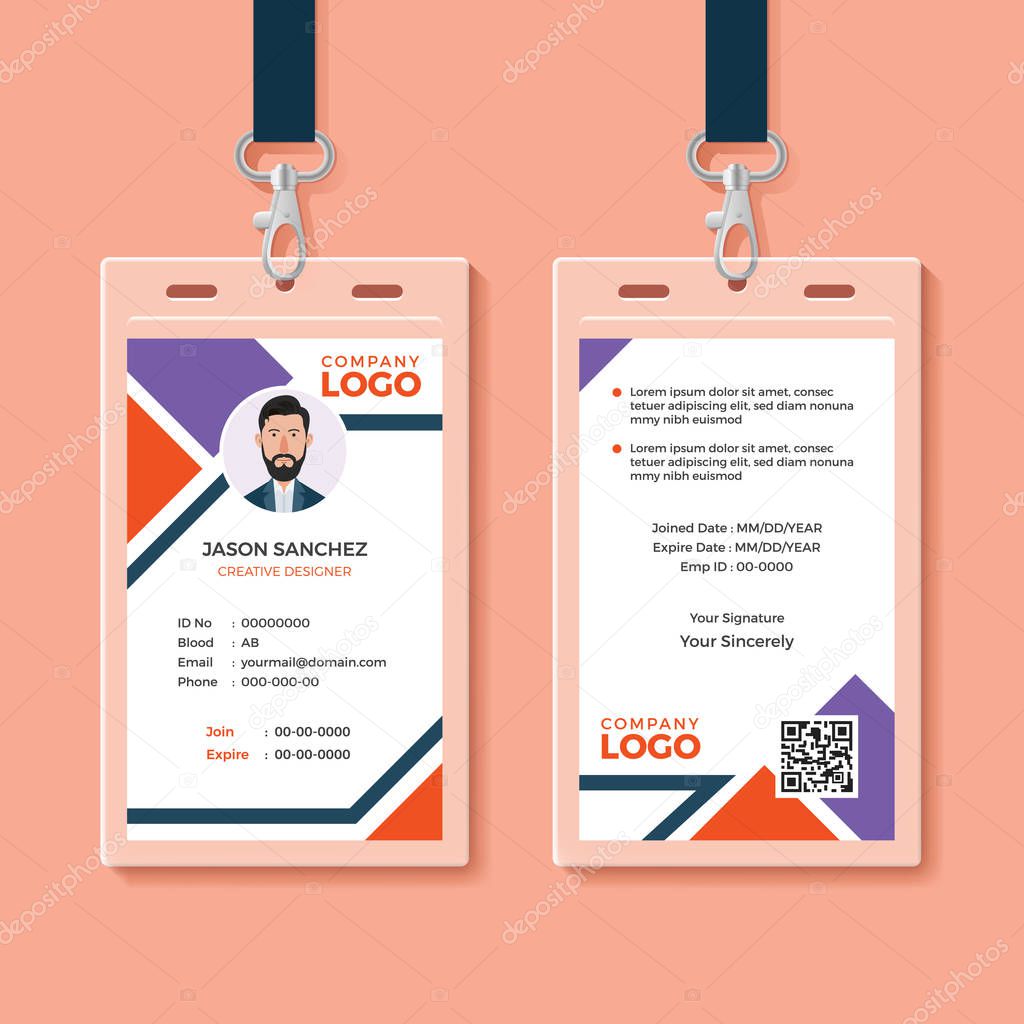  ID Card Design Template