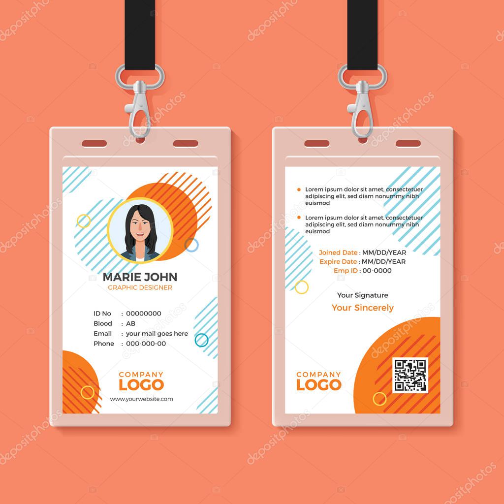 Multipurpose Office ID Card Template