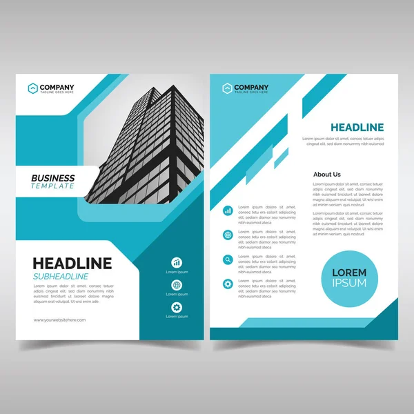 Business flyer ontwerpsjabloon — Stockvector