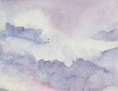 su rengi elle çizilmiş soyut arkaplan illüstrasyonu