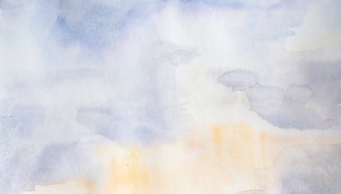 su rengi elle çizilmiş soyut arkaplan illüstrasyonu