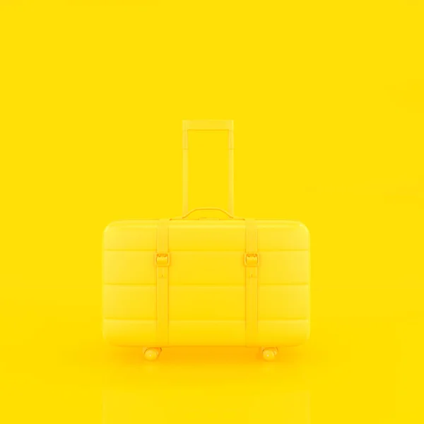 Maleta amarilla — Foto de Stock