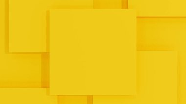 Arkaplanı oluşturmak için kare biçiminde. Asgari fikir konsepti, 3B Render.