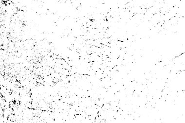 Siyah ve beyaz grunge kentsel doku vektör kopya alanı ile. Soyut illüstrasyon yüzey toz ve kaba kirli duvar arka plan boş şablon ile. Sıkıntı veya kir ve etkisi kavramı - vektör grunge