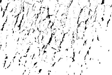 Siyah ve beyaz grunge kentsel doku vektör kopya alanı ile. Soyut illüstrasyon yüzey toz ve kaba kirli duvar arka plan boş şablon ile. Sıkıntı veya kir ve etkisi kavramı - vektör grunge