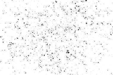 Siyah ve beyaz grunge kentsel doku vektör kopya alanı ile. Soyut illüstrasyon yüzey toz ve kaba kirli duvar arka plan boş şablon ile. Sıkıntı veya kir ve etkisi kavramı - vektör grunge