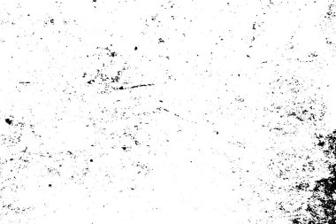 Siyah ve beyaz grunge kentsel doku vektör kopya alanı ile. Soyut illüstrasyon yüzey toz ve kaba kirli duvar arka plan boş şablon ile. Sıkıntı veya kir ve etkisi kavramı - vektör grunge