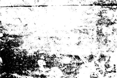 Siyah ve beyaz grunge kentsel doku vektör kopya alanı ile. Soyut illüstrasyon yüzey toz ve kaba kirli duvar arka plan boş şablon ile. Sıkıntı veya kir ve etkisi kavramı - vektör grunge
