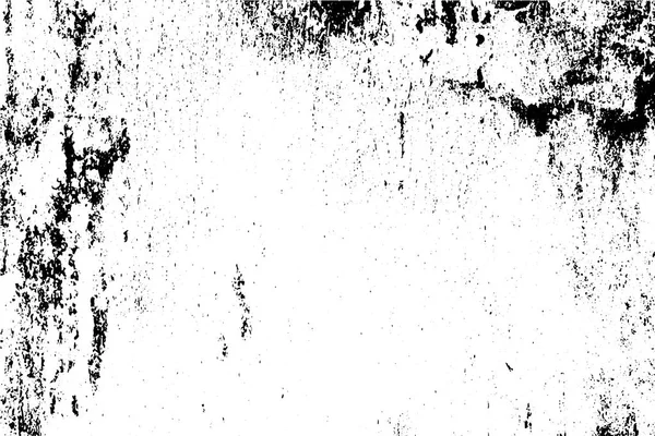 黒と白のグランジ都市テクスチャ ベクトル コピー スペースを持つ 抽象的なイラスト表面ほこりや大まかな汚れた壁の背景に空のテンプレート 苦痛または汚れやグランジ効果概念 ベクトル — ストックベクタ