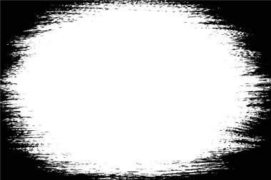 Siyah ve beyaz grunge kentsel doku vektör kopya alanı ile. Soyut illüstrasyon yüzey toz ve kaba kirli duvar arka plan boş şablon ile. Sıkıntı veya kir ve etkisi kavramı - vektör grunge