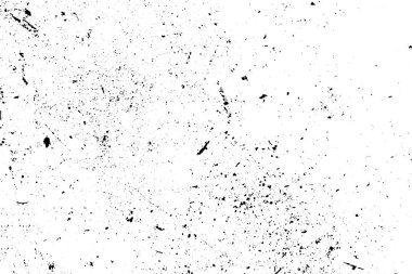 Black and white grunge urban texture vector with copy space. Abstract illustration surface dust and rough dirty wall background with empty template. Distress or dirt and grunge effect concept - vector clipart