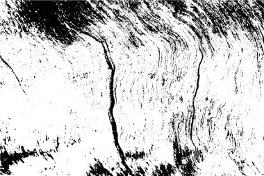 Siyah ve beyaz grunge kentsel doku vektör kopya alanı ile. Soyut illüstrasyon yüzey toz ve kaba kirli duvar arka plan boş şablon ile. Sıkıntı veya kir ve etkisi kavramı - vektör grunge