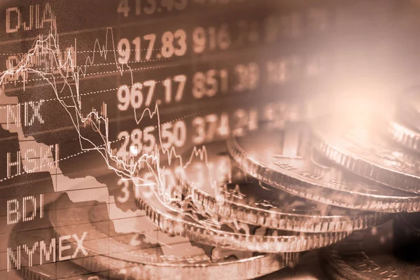 Rynku Akcji Lub Forex Wykresu Handlowego Wykresu Świecznik Nadaje Się — Zdjęcie stockowe