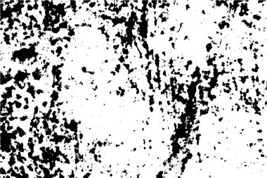 Siyah ve beyaz grunge kentsel doku vektör kopya alanı ile. Soyut illüstrasyon yüzey toz ve kaba kirli duvar arka plan boş şablon ile. Sıkıntı ve grunge etkisi kavramı. Vektör Eps10.