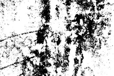 Siyah ve beyaz grunge kentsel doku vektör kopya alanı ile. Soyut illüstrasyon yüzey toz ve kaba kirli duvar arka plan boş şablon ile. Sıkıntı ve grunge etkisi kavramı. Vektör Eps10.