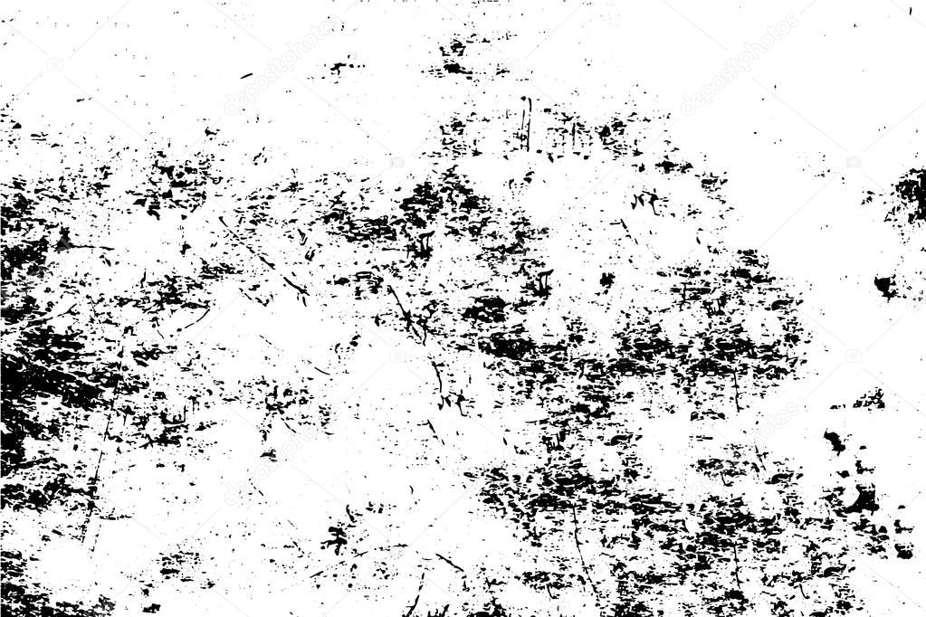 Black and white grunge urban texture vector with copy space. Abstract illustration surface dust and rough dirty wall background with empty template. Distress and grunge effect concept. Vector EPS10.