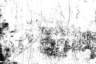 Siyah ve beyaz grunge kentsel doku vektör kopya alanı ile. Soyut illüstrasyon yüzey toz ve kaba kirli duvar arka plan boş şablon ile. Sıkıntı ve grunge etkisi kavramı. Vektör Eps10.