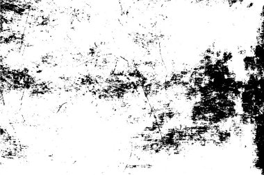 Siyah ve beyaz grunge kentsel doku vektör kopya alanı ile. Soyut illüstrasyon yüzey toz ve kaba kirli duvar arka plan boş şablon ile. Sıkıntı ve grunge etkisi kavramı. Vektör Eps10.